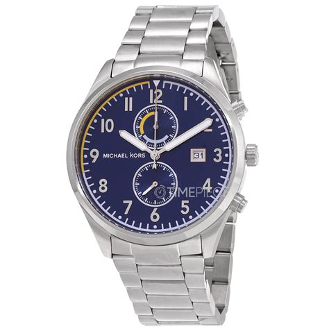 michael kors saunder watch|Michael Kors Saunder Chronograph Quartz Blue Dial .